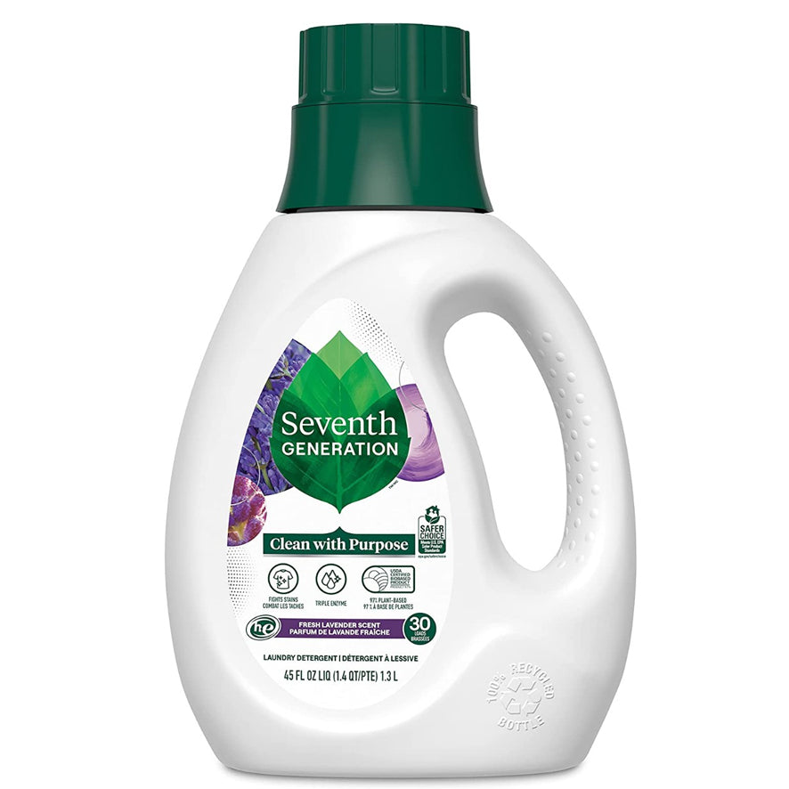 Seventh Generation - Natural Liquid Laundry Detergent | Lavender | 1.3 L