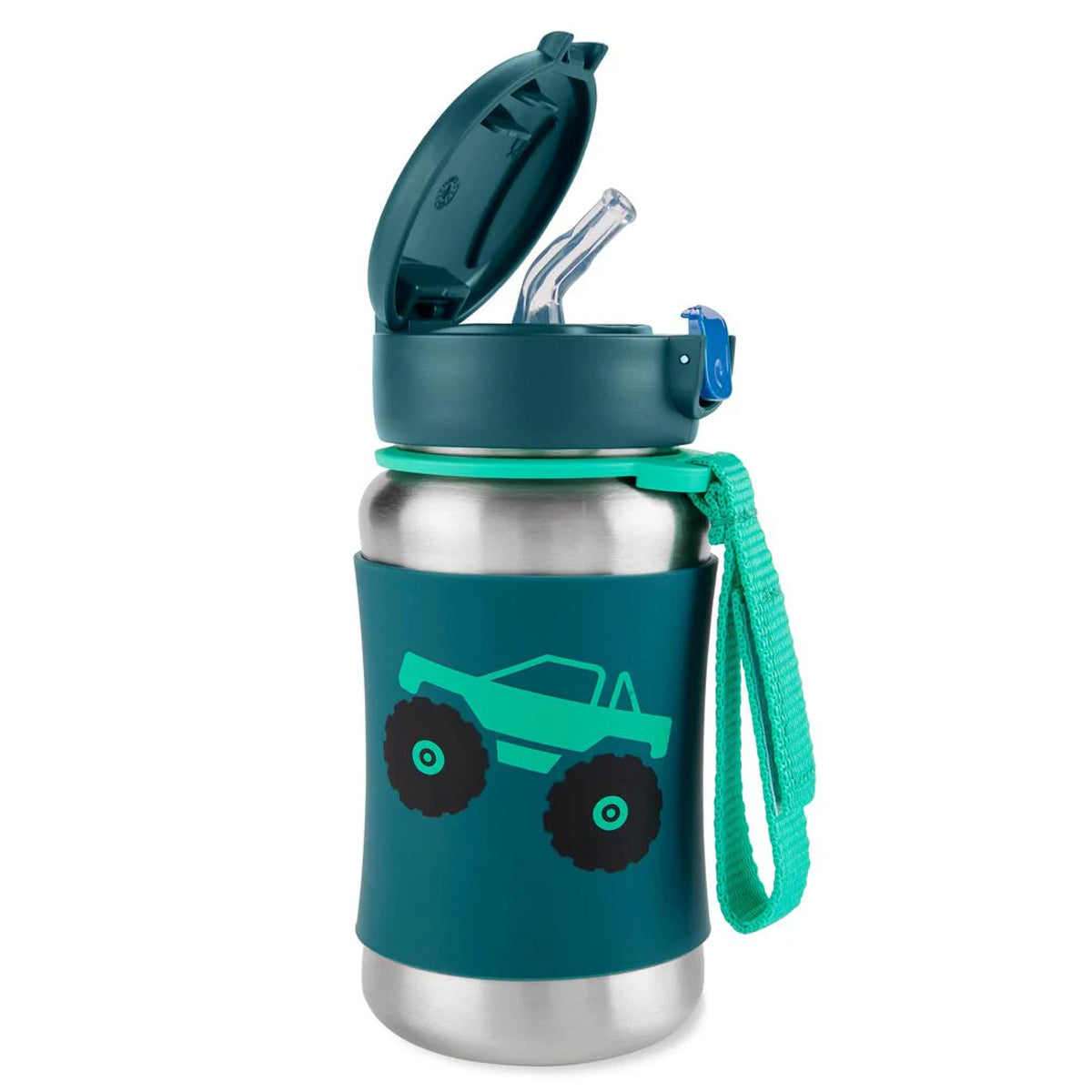 Skip Hop - SPARK STYLE  Stainless Steel Straw Bottle - Truck