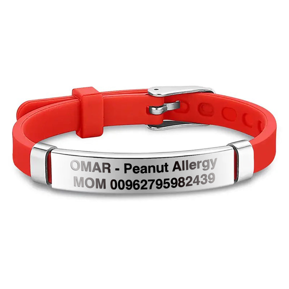 Engraved Children’s ID Wristbands