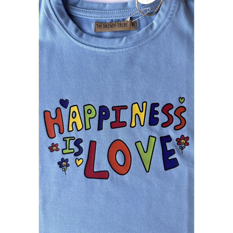 The Orenda Tribe - Happiness is Love Kids T-Shirt