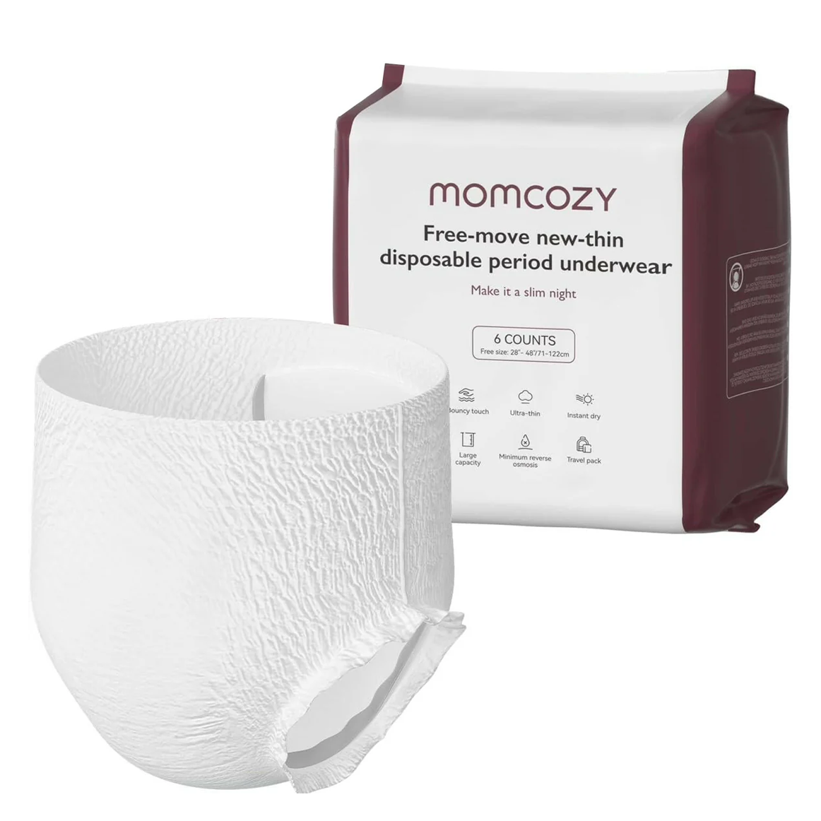 Momcozy - Postpartum & Period Free-Move Disposable Underwear | 6pcs