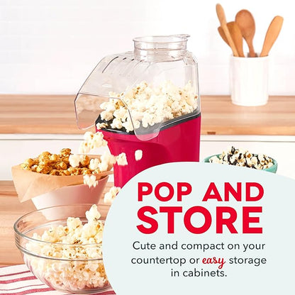 Dash - Hot Air Popcorn Popper | Red