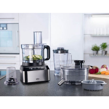 Braun - 12 In 1 Food Processor | 800W, 2.1L Bowl