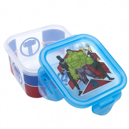 Stor - Square Hermetic Food Container - 500ml | AVENGERS HERALDIC ARMY