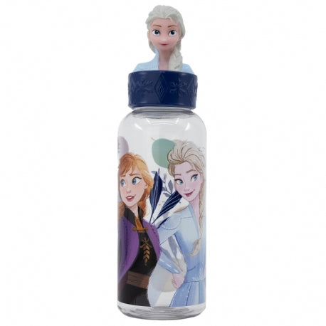 Stor - 3D Cozen Figurine Bottle 560ml | FROZEN TRUST THE JOURNEY