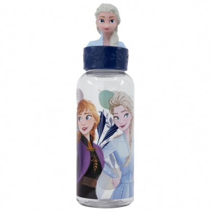 Stor - 3D Cozen Figurine Bottle 560ml | FROZEN TRUST THE JOURNEY