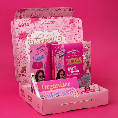 Mofkera | مفكرة | Girl Boss | 2025 Agenda Gift Box