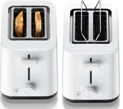 Braun - Toaster Ht 1010 Bk, 2 Slots, 8 Browning Settings, Bun Warmer, 900 Watts