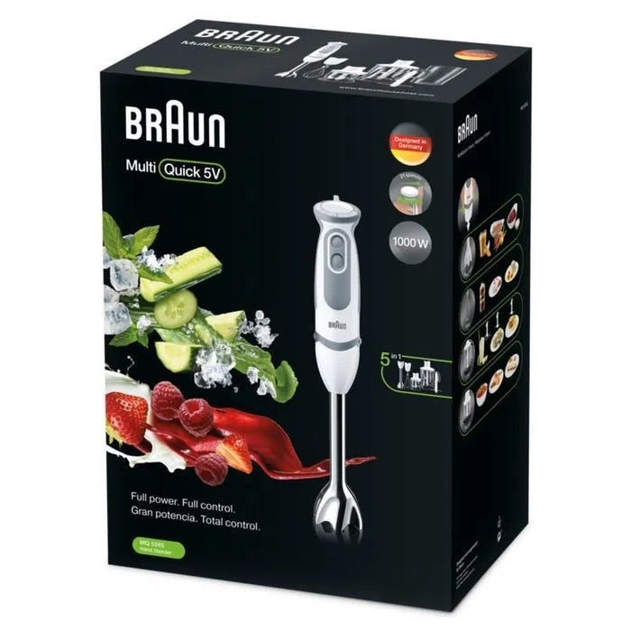 Braun - MultiQuick 5 Vario Hand Blender With Attachments 1000 Watt