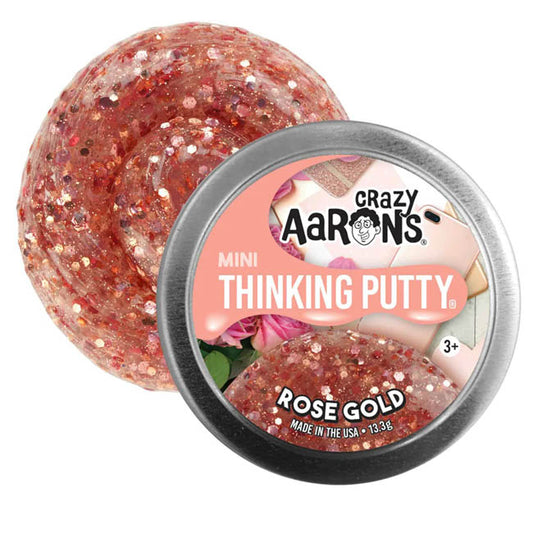 Crazy Aaron's - Thinking Putty Tin - Mini Rose Gold 13.3g