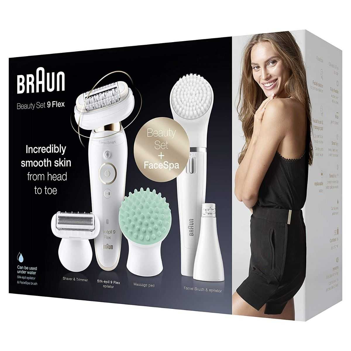 Braun - Silk- épil 9 Flex Wet and Dry Epilator - SES9300