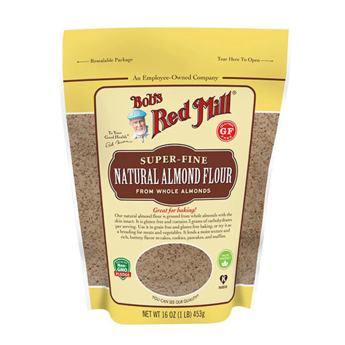 NATURAL ALMOND FLOUR 453g - GLUTEN FREE