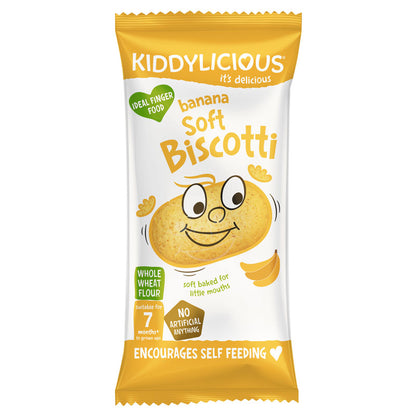 Kiddylicious - Banana Soft Biscotti | 6 Pack