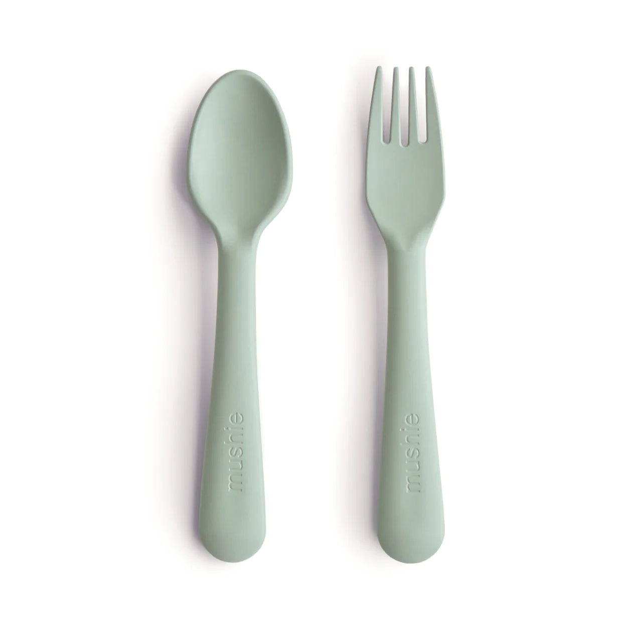 Mushie Cutlery, Fork + Spoon