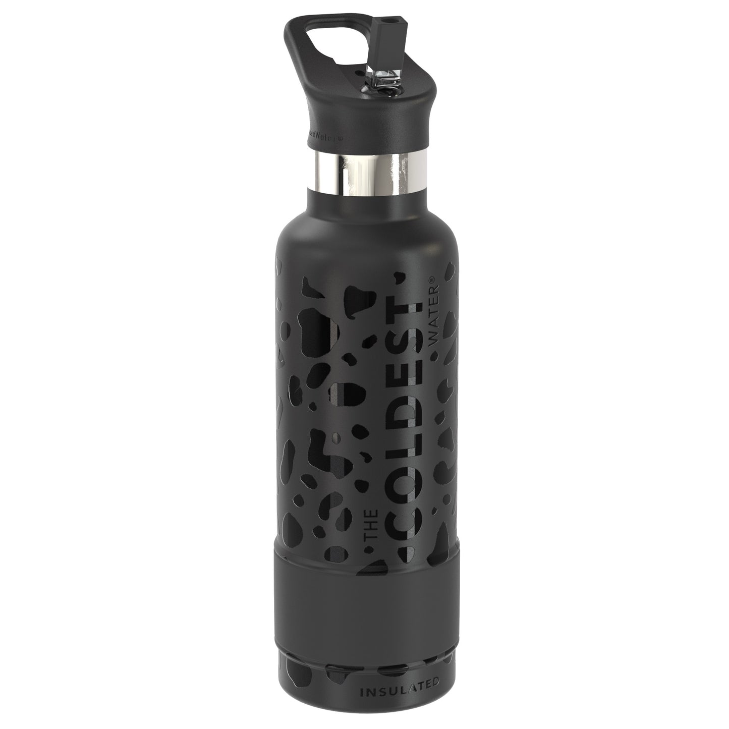 The Coldest Water - Straw Sports Bottle - 621ml - 21 OZ | Leopard