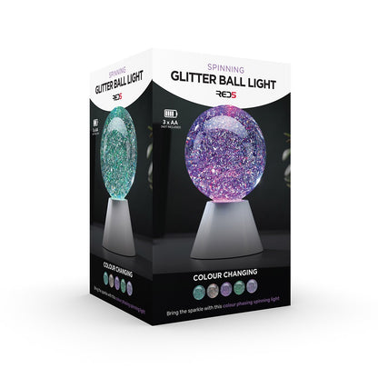 The Source - Spinning Glitter Ball Light