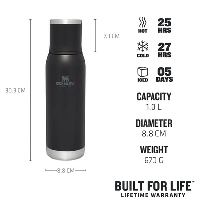 Stanley - The Adventure To-Go Bottle | Black | 1L