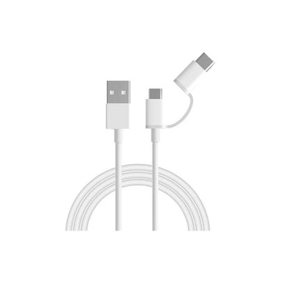 Xiaomi - 2-in-1 USB Cable | Micro USB to Type C | 100cm