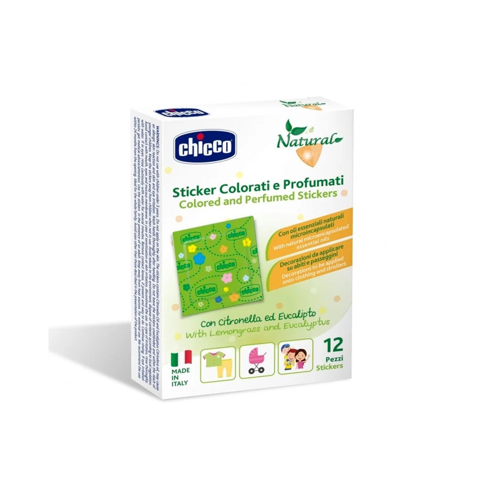 Chicco Natural Scented Mosquito Patches 12 Pieces