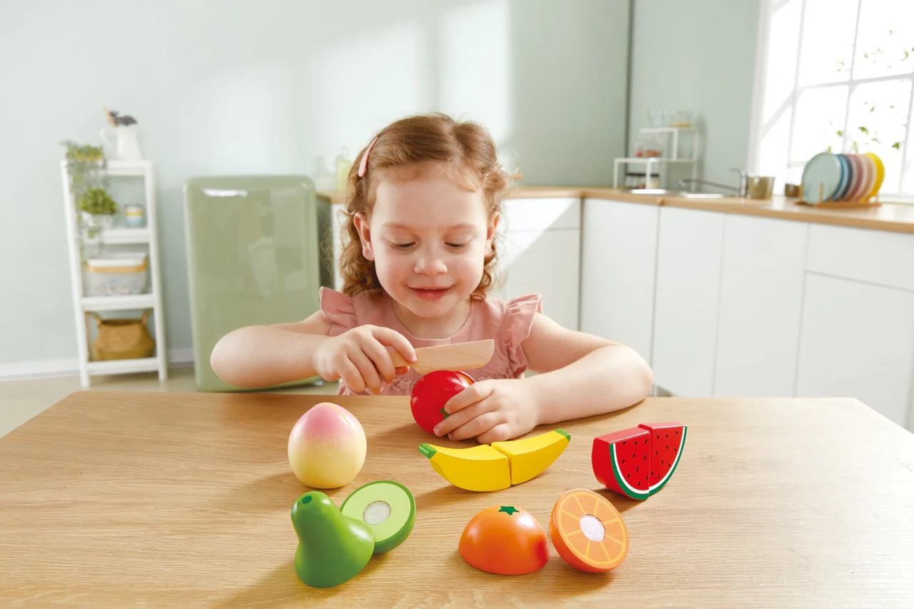 Hape - Farm Shop Fruit Playset