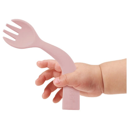 Haakaa - Bendy Silicone Cutlery Set + Case | Blush