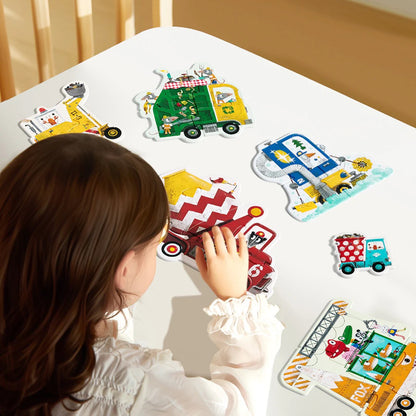 Mideer - My First Artist Puzzle -  Construction vehicles