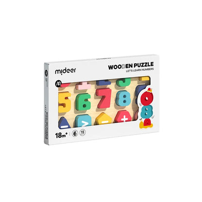 Mideer - Wooden Puzzle  Let's Learn Numbers