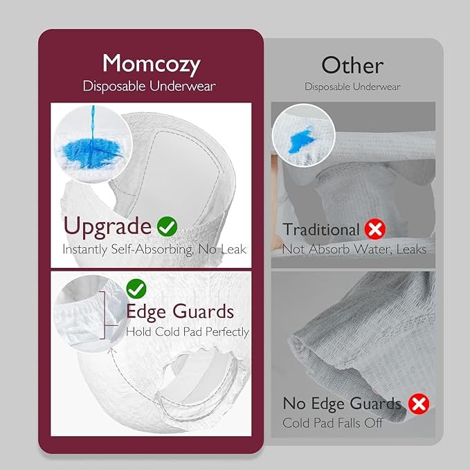 Momcozy - Postpartum & Period Free-Move Disposable Underwear | 6pcs