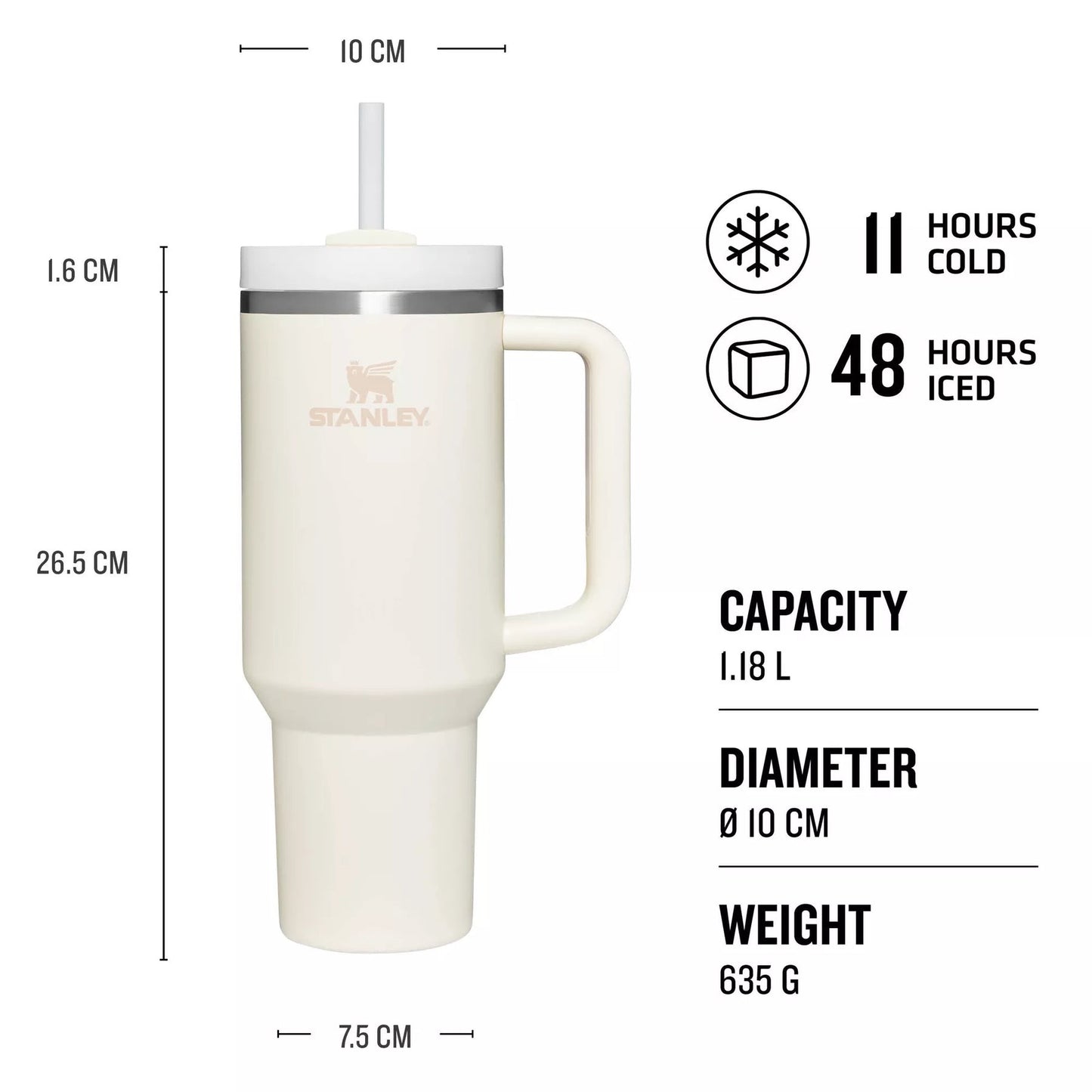 Stanley - The Quencher H2.O FlowState™ Tumbler | Blue Spruce | 1.18L