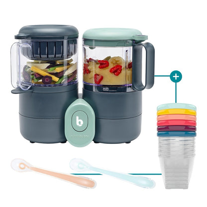 Babymoov - Nutribaby One Food Processor Steamer Blender + Accessories