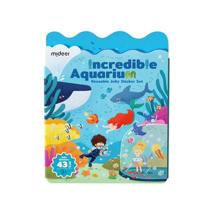 Mideer - Reusable Jelly Sticker Set  | Incredible Aquarium