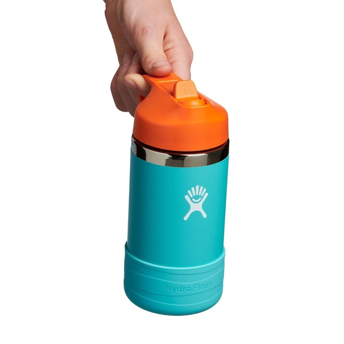 Hydro Flask - Kids Wide Mouth Straw Lid & Boot | SEASPRAY | 355ml