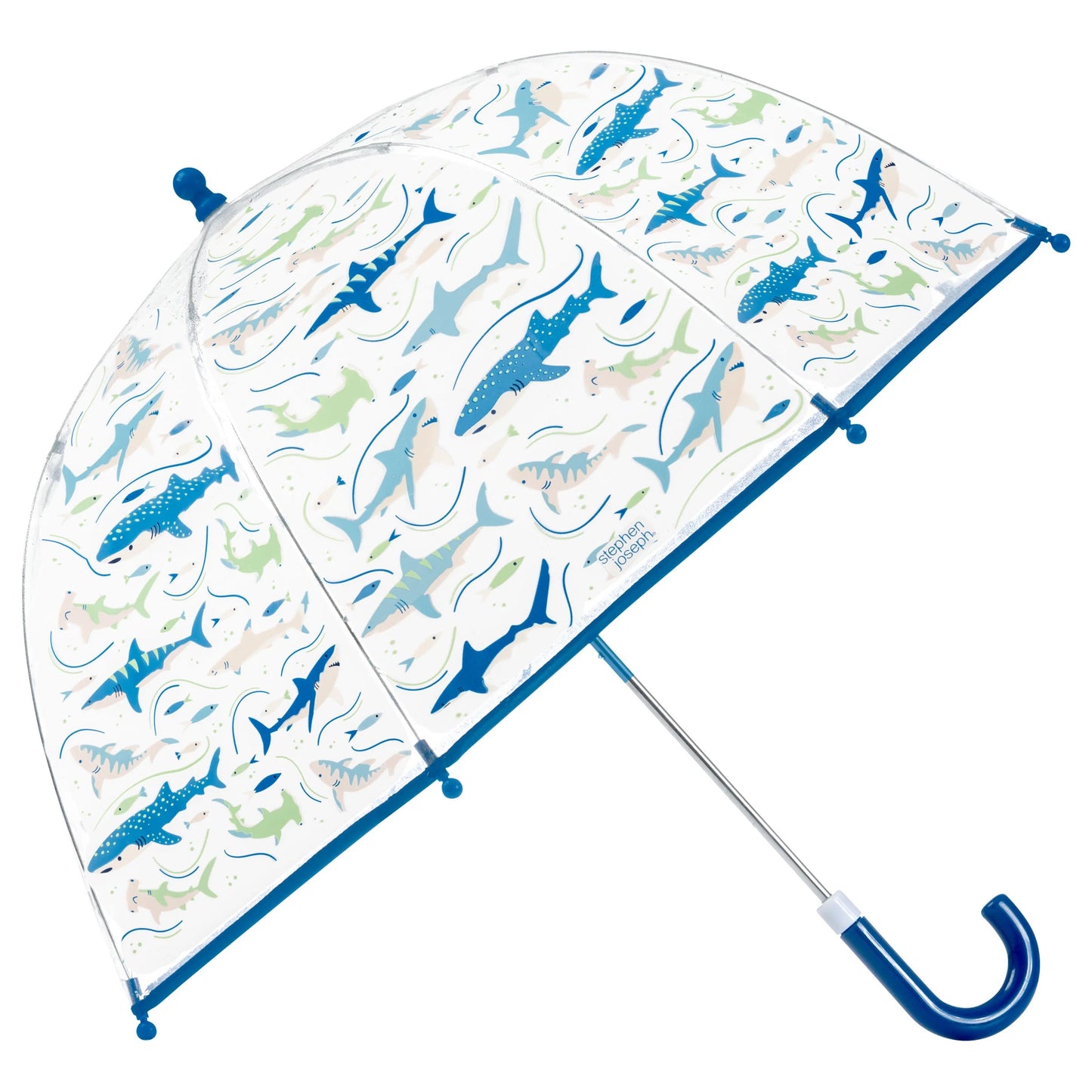 Stephen Joseph - Color Changing Clear Umbrella | Shark