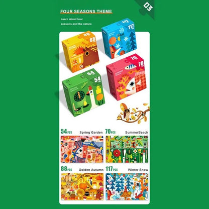 Mideer - 4 in 1 Puzzle | Seasons