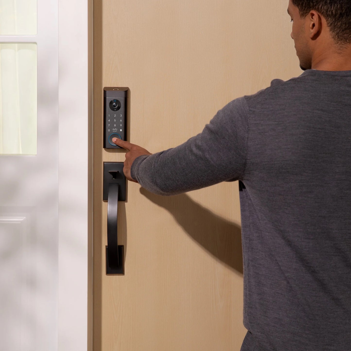 Eufy | Security E330 Smart Video Lock, Camera Doorbell Fingerprint Keyless Entry