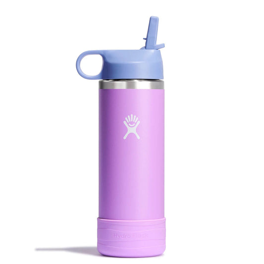 Hydro Flask - Kids Wide Mouth Straw Lid & Boot | ANEMONE | 591 ml