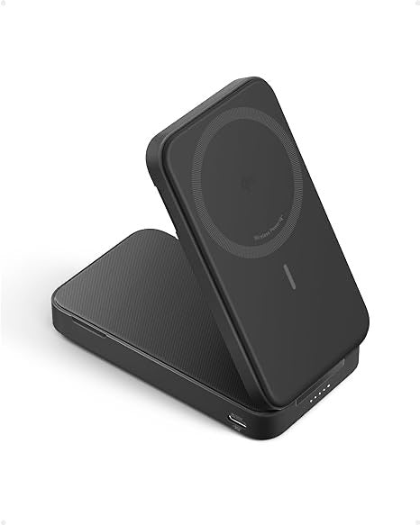 Anker - Wireless Charger | MagGo Power Bank | 6.6K - 15W | Black