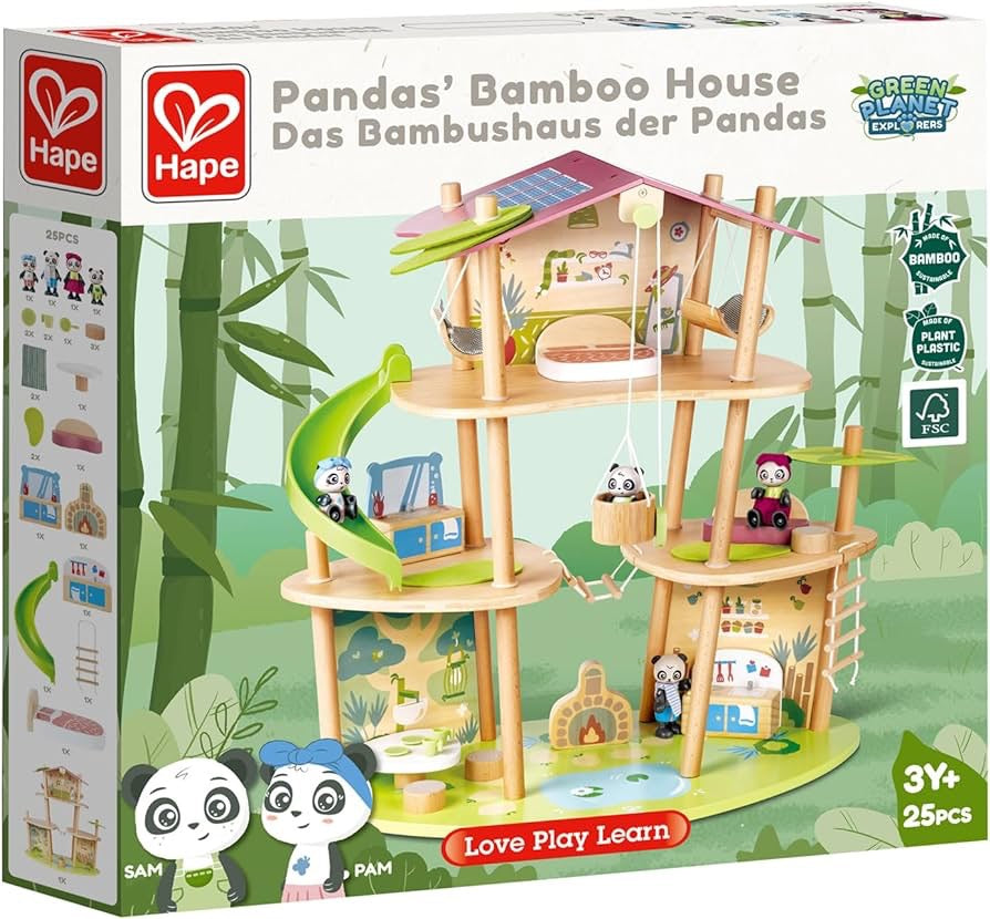 Hape - Pandas’ Bamboo House