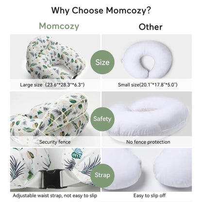 Momcozy - Adjustable Nursing Pillow | Spring Leaves