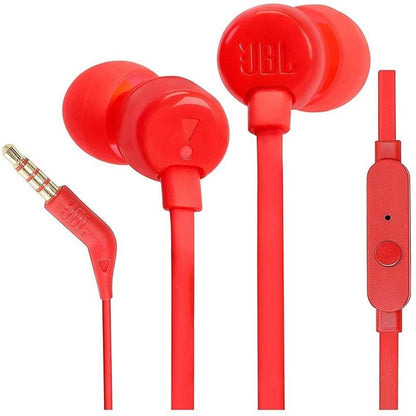 JBL - T110 In Ear Headphones | Red