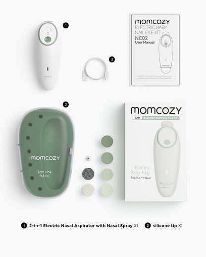 Momcozy - Electric Baby Nail File | Low Noise