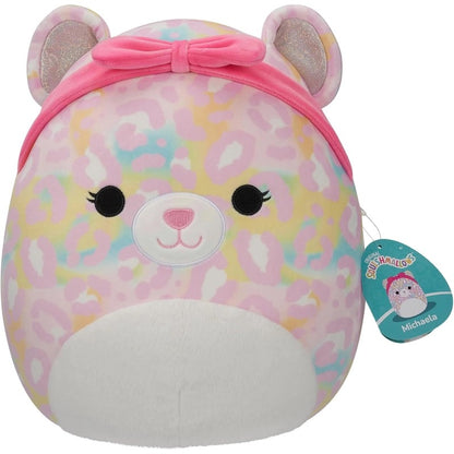 Squishmallows - Medium Plush 12" Michaela the Pink Rainbow Leopard