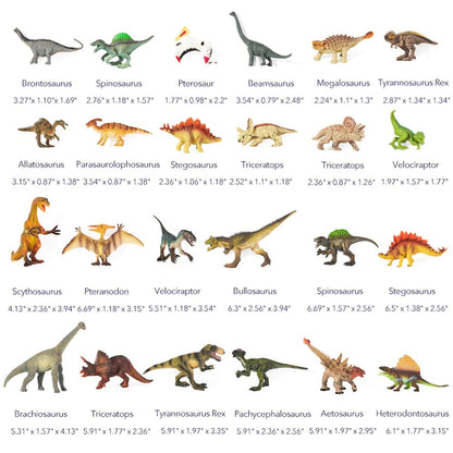 Mideer - Dinosaur Toys Set | 24pcs