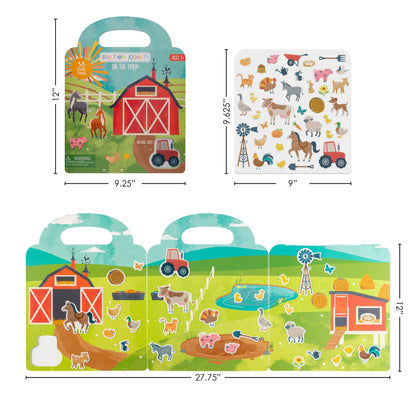 Stephen Joseph | Reusable Sticker Book | Farm