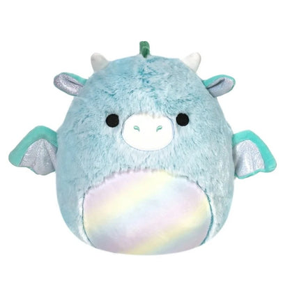 Squishmallows - Medium Plush 12" Fuzzamallows Lorelai the Teal Dragon