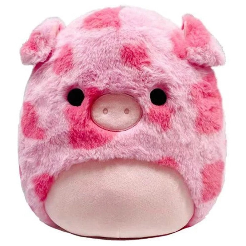 Squishmallows - Medium Plush 12" Fuzzamallows Gwnedle the Pink Spotted Pig