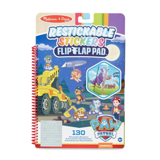 Mellisa & Doug Paw Patrol Restickable Stickers Flip-flap Pad | Ultimate Rescue