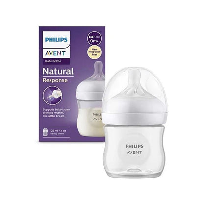 Philips Avent - Natural Baby Bottle 125ml | 0m+ | White