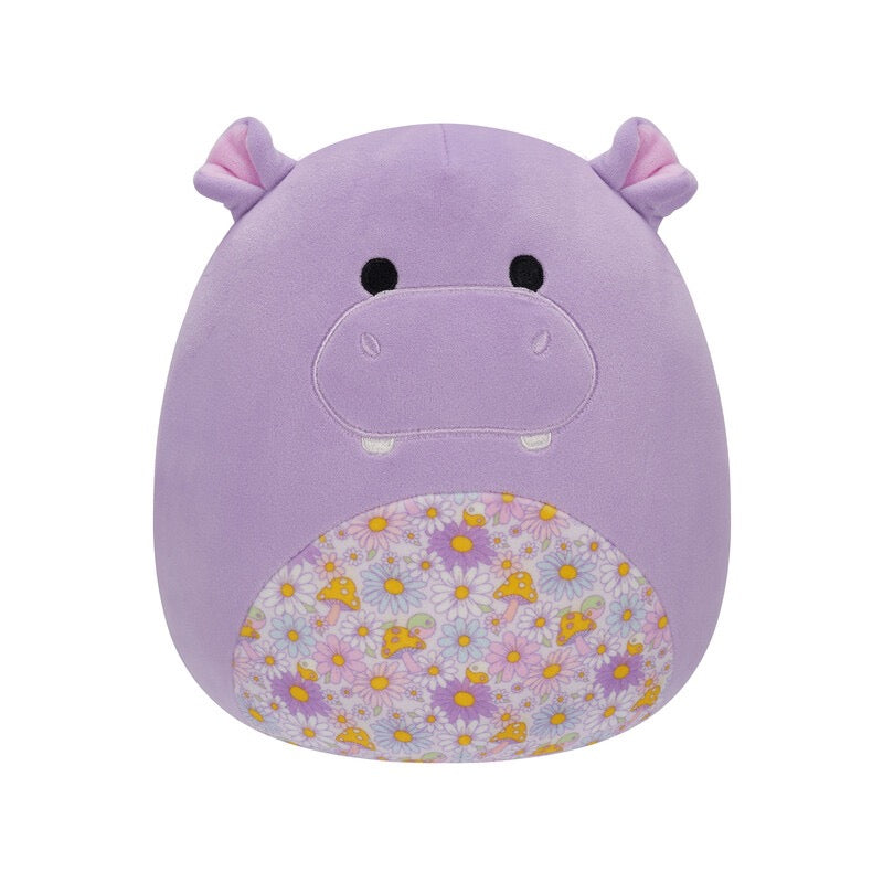 Squishmallows - Little Plush 7.5" Hanna the Hippo with Floral Belly