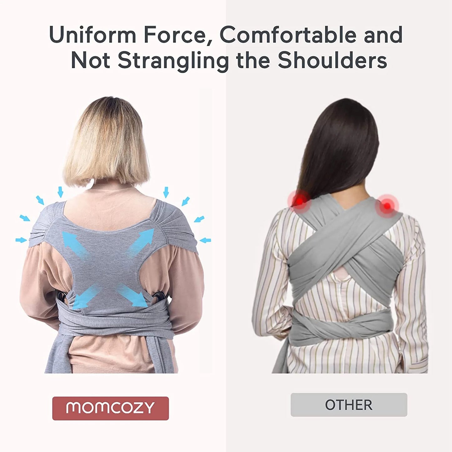 Momcozy - Baby Wrap Carrier | Air-Mesh